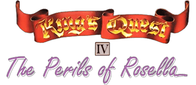 King's Quest IV: The Perils Of Rosella logo for Amiga